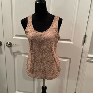 Lauren Conrad neutral lace top